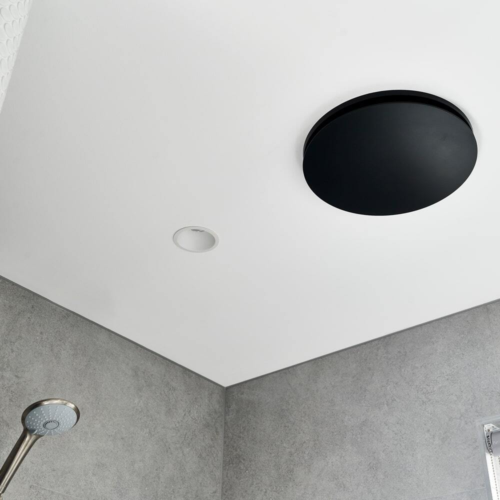 Bathroom ceiling extract fan installation