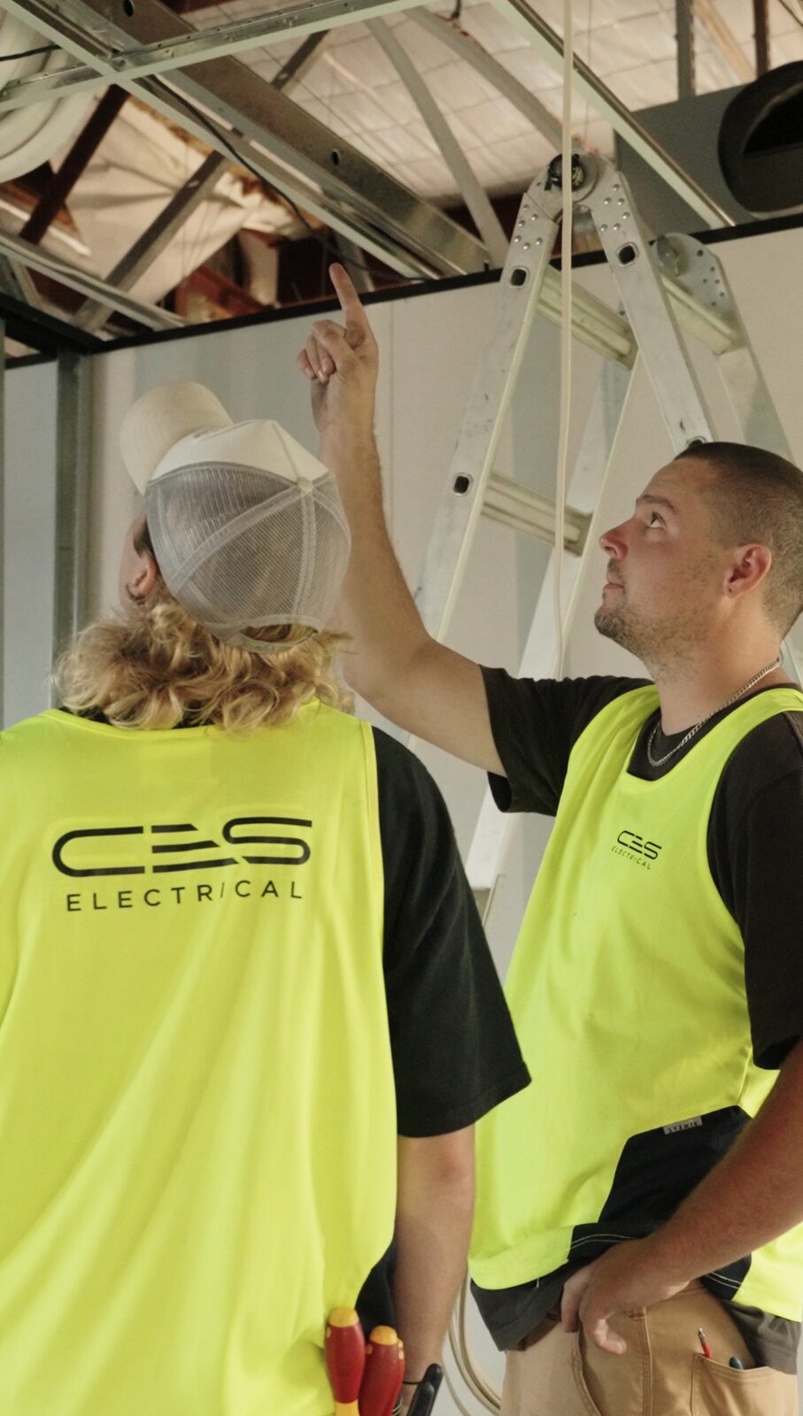CES Electrical team on site